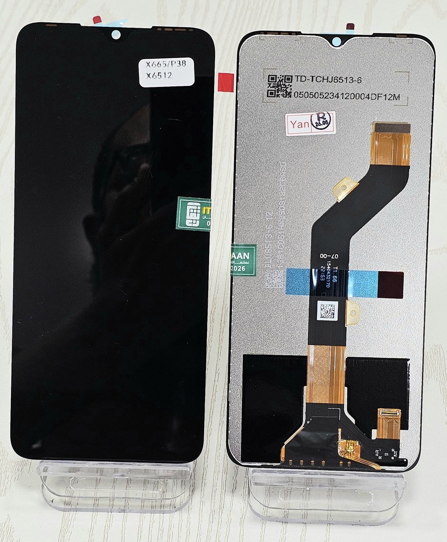 شاشة هواتف إنفنكس هوت 10 لايت / سمارت 6 / إيتل بي 38 - Infinix Hot 10 Lite / Smart 6 / Itel P38