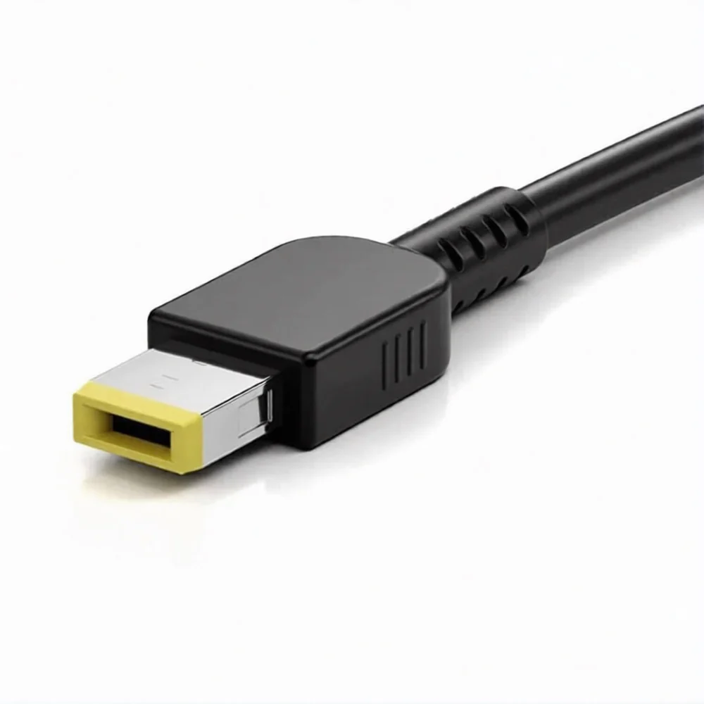 شاحن لابتوب لينوفو Lenovo 90W – 20V 4.5A – Slim Tip شبيه USB بسن إبرة + كابل باور
