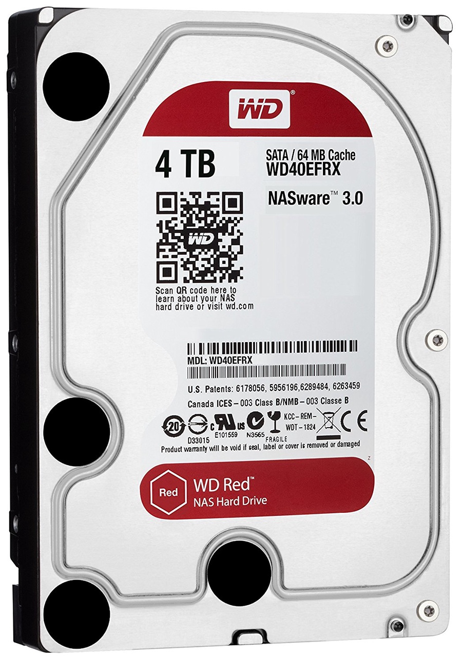 هارد ديسك Western Digital WD Red 4TB WD40EFRX SATA 3.5 هيلث 100%