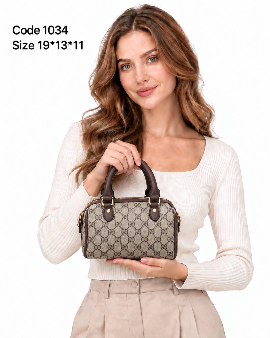Gucci Ophidia Mini Boston Bag GG Supreme & Leathe