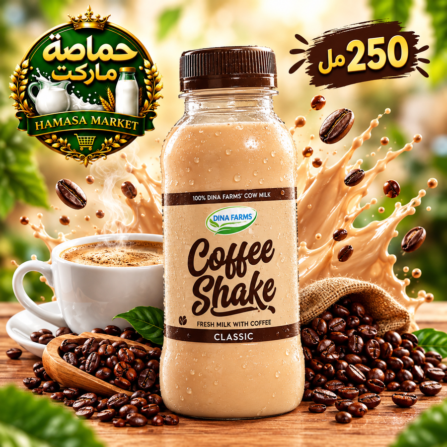 مزارع دينا كوفي شيك 250 مل -حماصة ماركت 