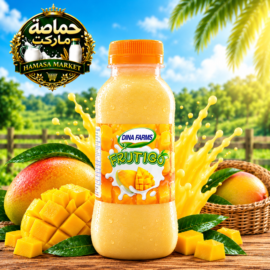 مزارع دينا مشروب زبادي مانجو 250 مل🥭