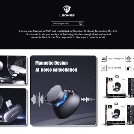 مايكروفون لاسلكي  تيب سي لينيس -LENYES WIRELESS MICROPHONE  LM208-TC