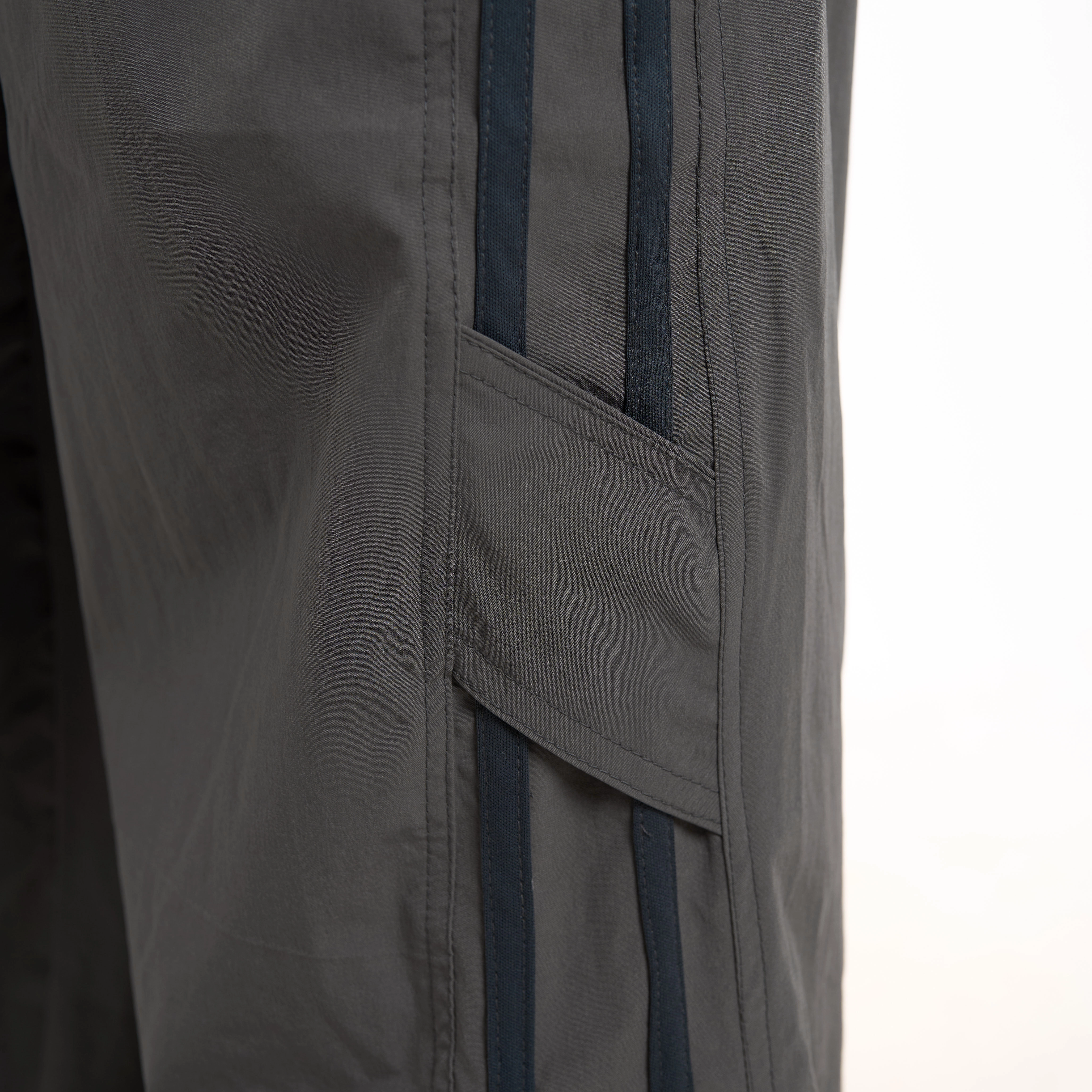  wide-leg double line pants unisex