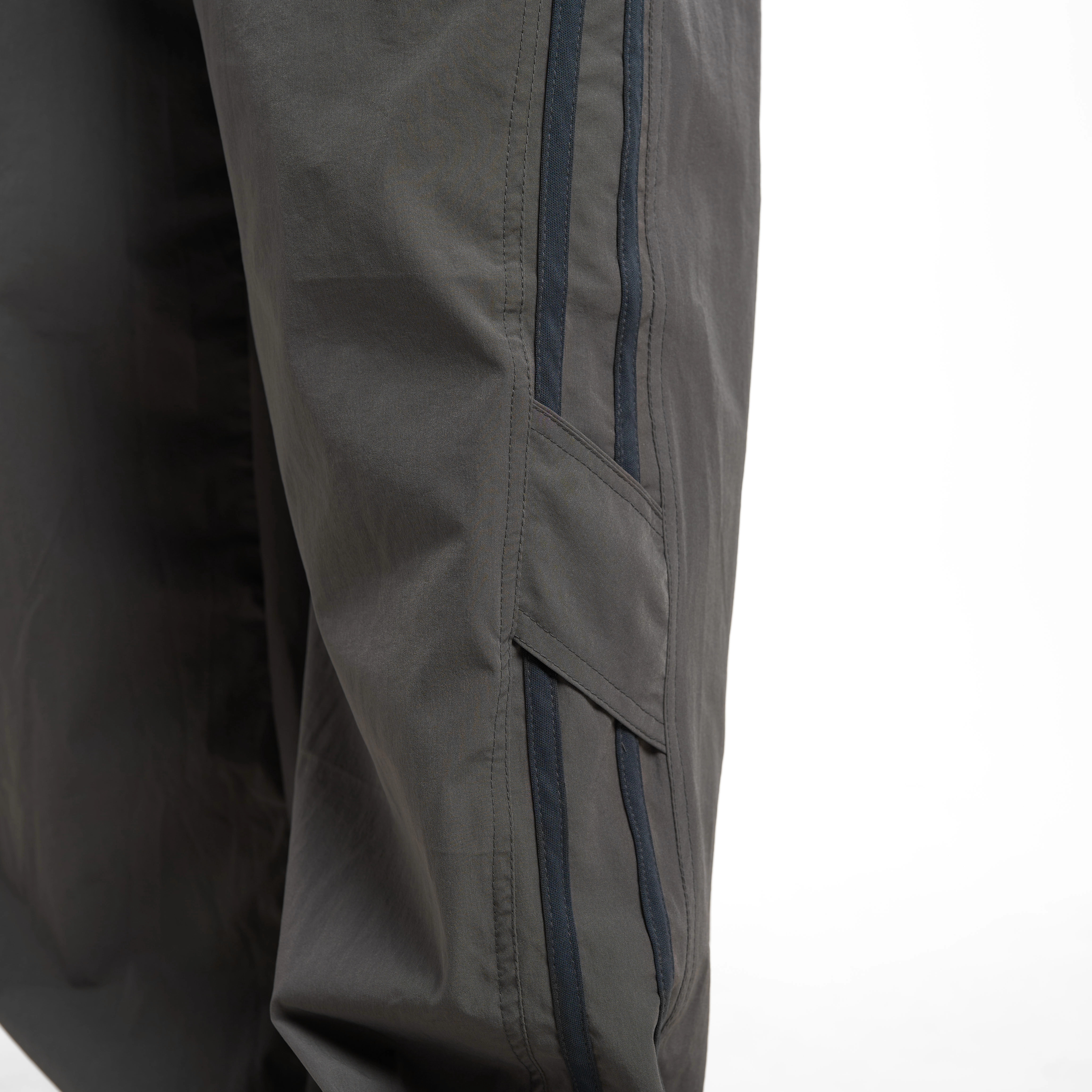  wide-leg double line pants unisex