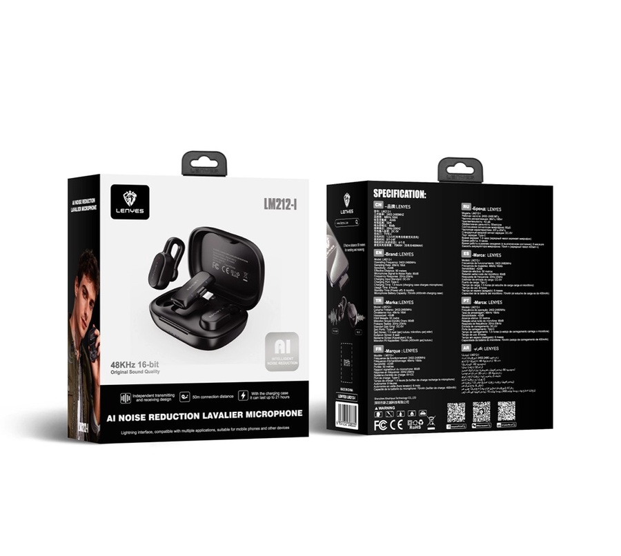 لينيس ميكروفون لاسلكي إل إم 212-آي -LENYES WIRELESS MICROPHONE LM212-I