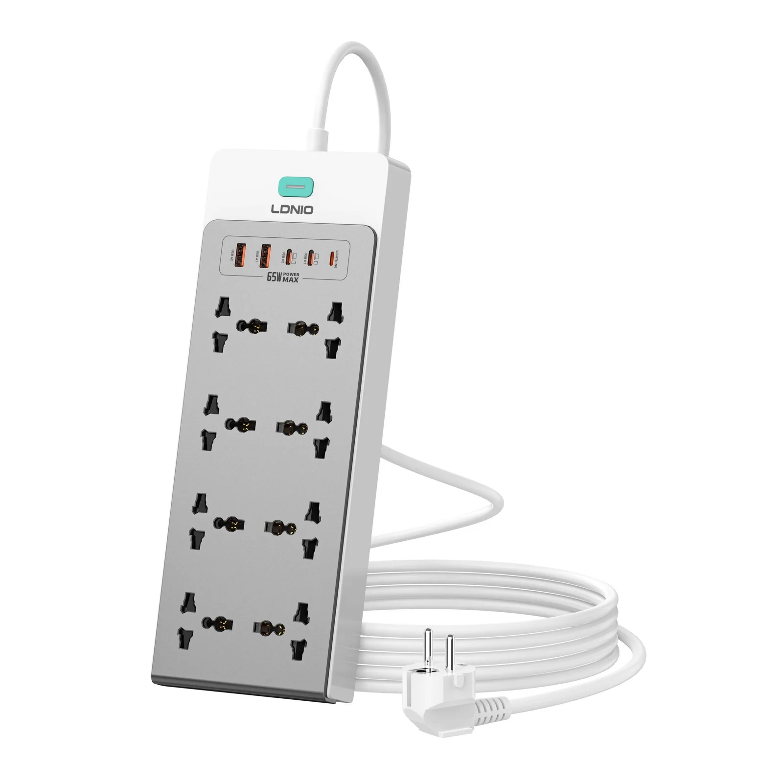 لدنيو مشترك SC4 طاقة متعدد الوظائف 13 في 1 مع 8 منافذ تيار متردد منفذي USB-C، ومنفذي USB-A