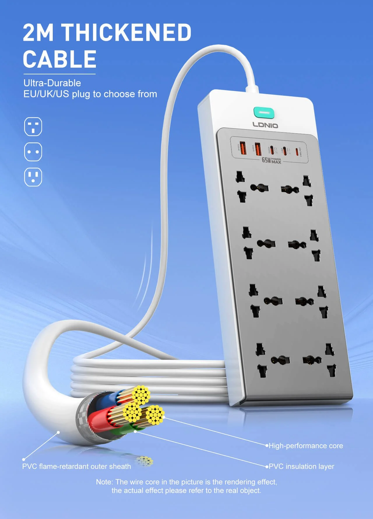 لدنيو مشترك SC4 طاقة متعدد الوظائف 13 في 1 مع 8 منافذ تيار متردد منفذي USB-C، ومنفذي USB-A