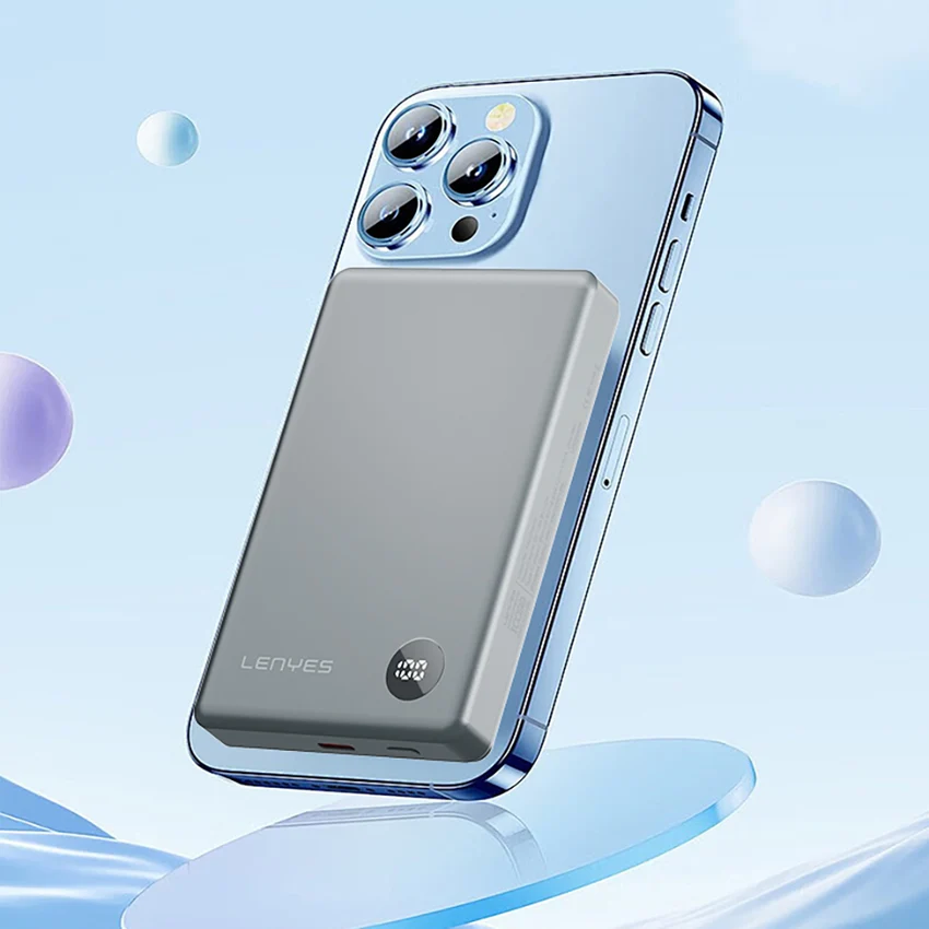 باور بانك لينيس ماج سيف -LENYES POWER BANK 10000mAH PW137D  (ضمان 12 شهر)