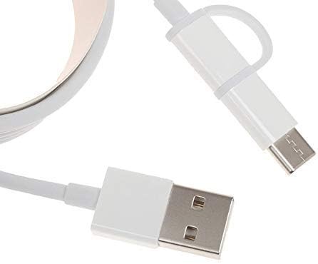 كابل شاومي 2 في 1 مايكرو USB إلى Type-C بطول 100 سم -Xiaomi 2 in 1 USB Cable Micro USB to Type C 100cm
