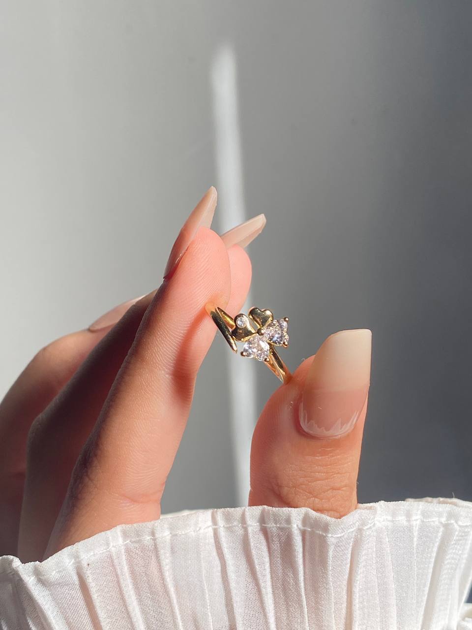 Gold Bow Ring