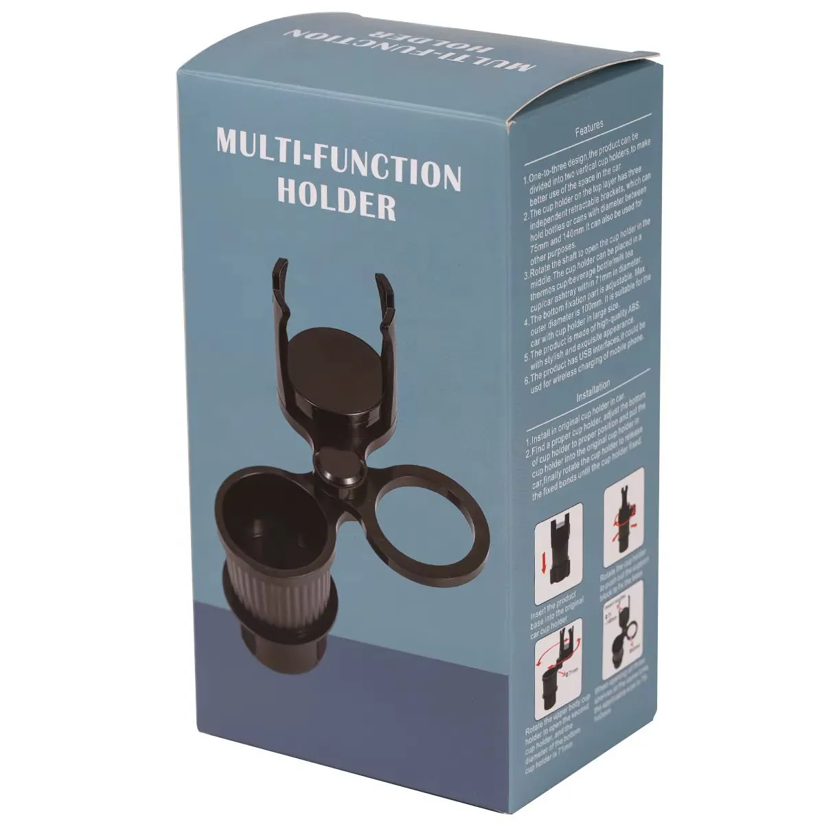 Car Cup Holder Wireless Charger-KCH02
