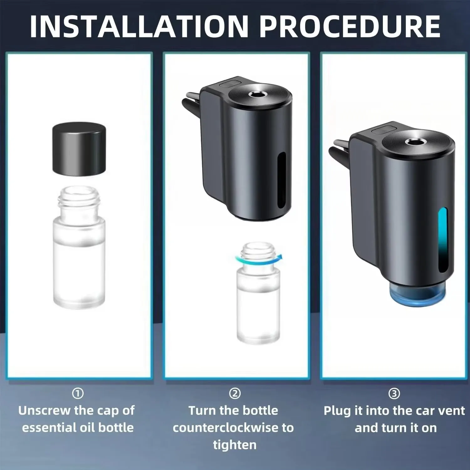 Car Air Vent Aroma Diffuser-KN1