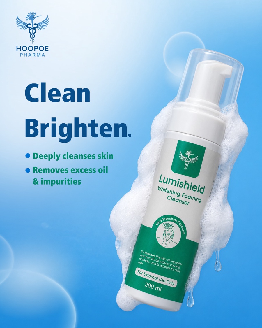 Lumishield whitening foaming cleansing