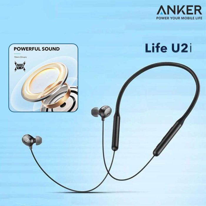 Soundcore Life U2i Earphones - Black by Anker