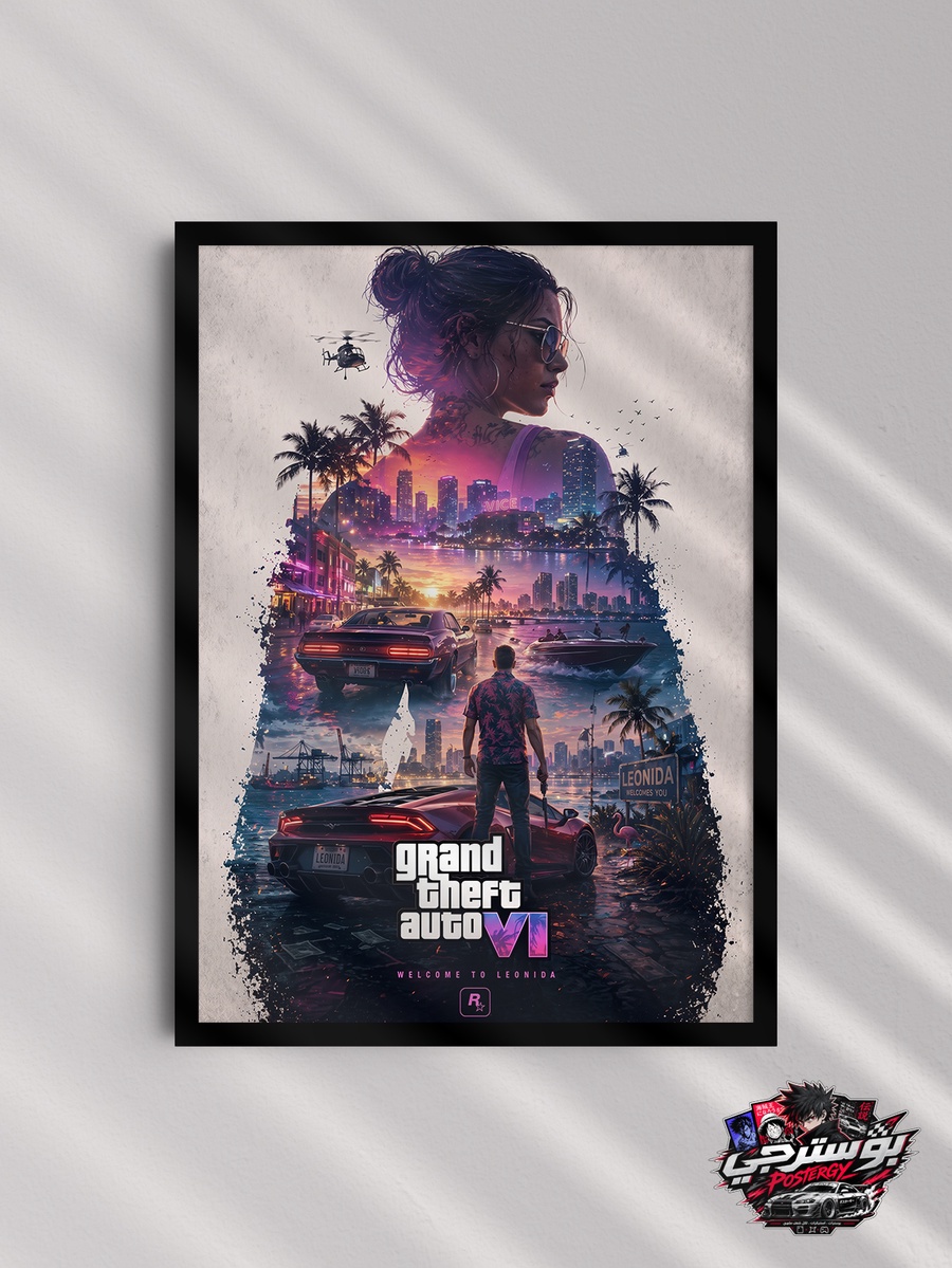 بوستر GTA 6 بتصميم سينمائي
