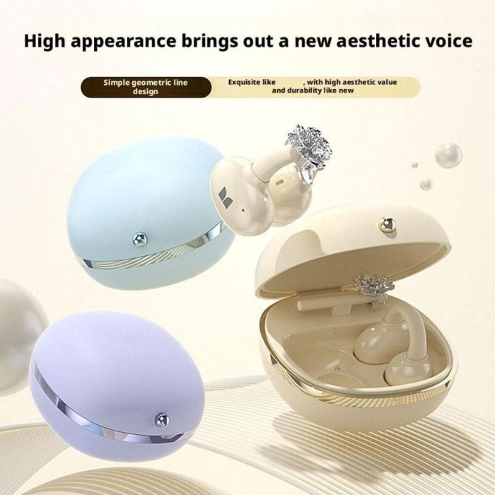 Open-Ear Clip-On Wireless Earbuds by Oteeto