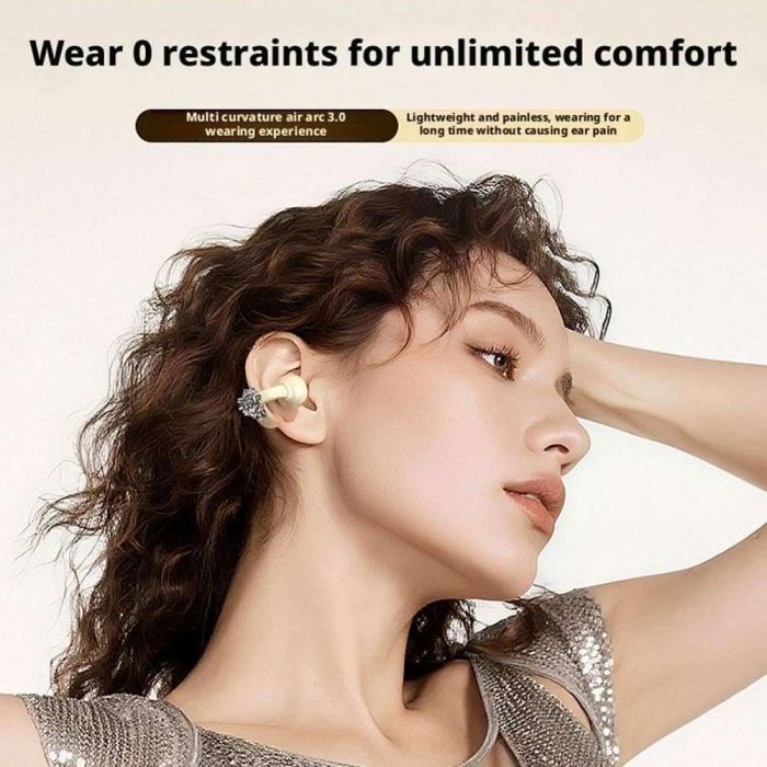 Open-Ear Clip-On Wireless Earbuds by Oteeto