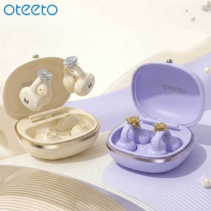 Open-Ear Clip-On Wireless Earbuds by Oteeto