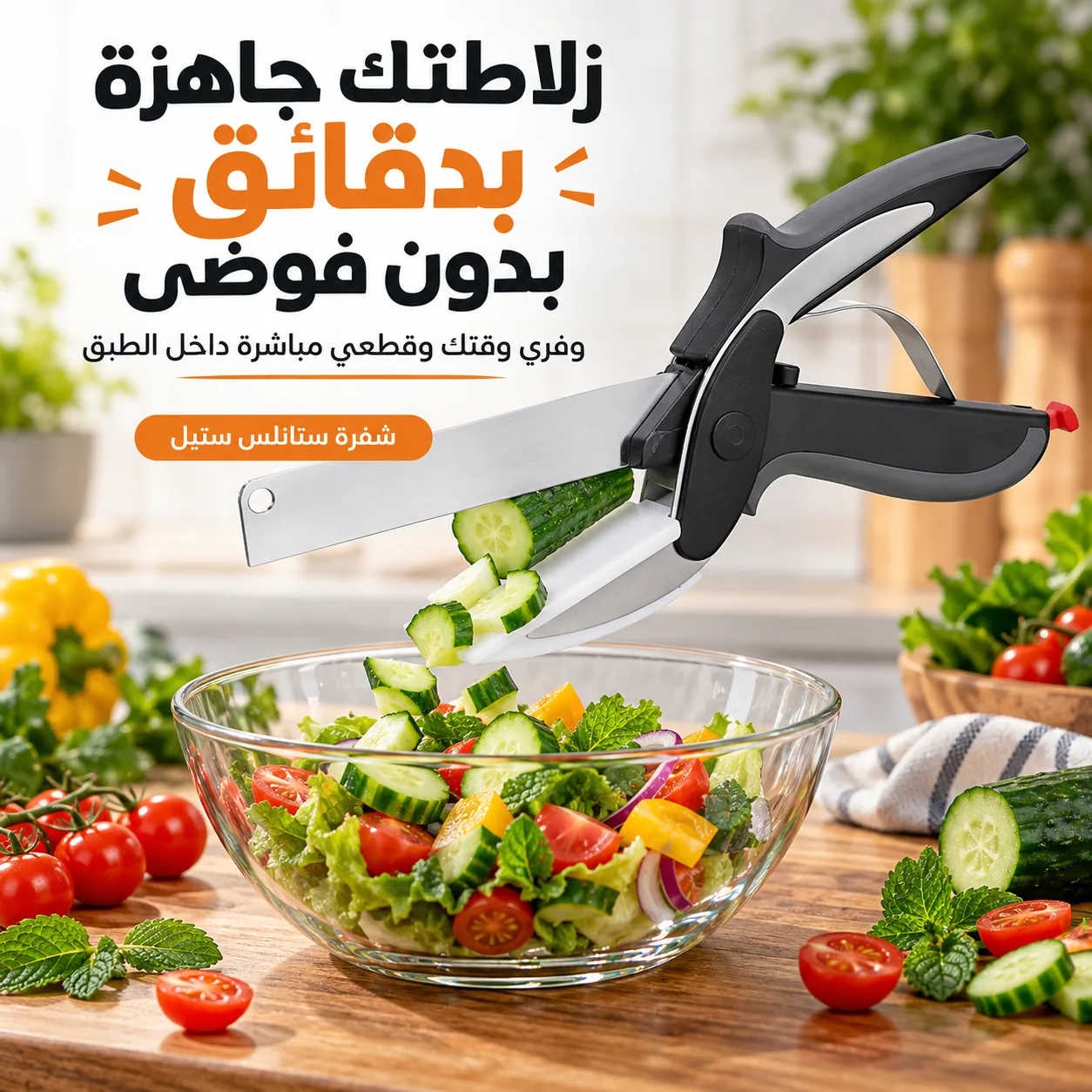 زلاطة الغدا تخلص بـ دقائق بس