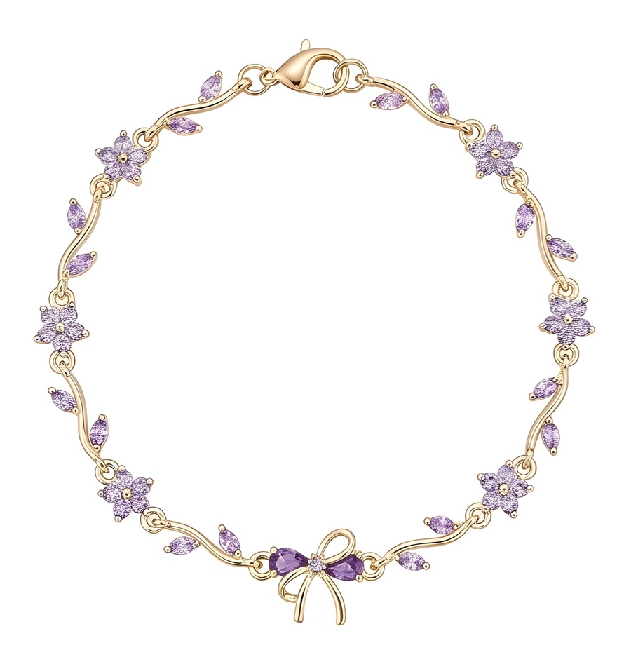 Rawnq Stainless Steel Tulip Bracelet for Women
