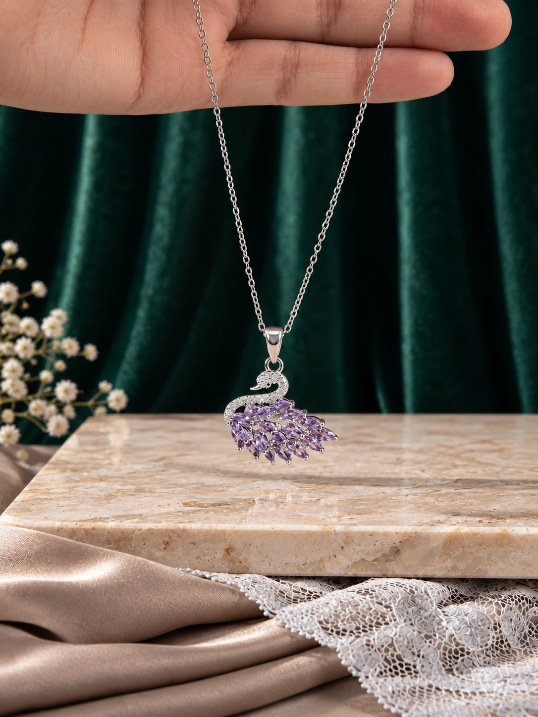 Swan Necklace