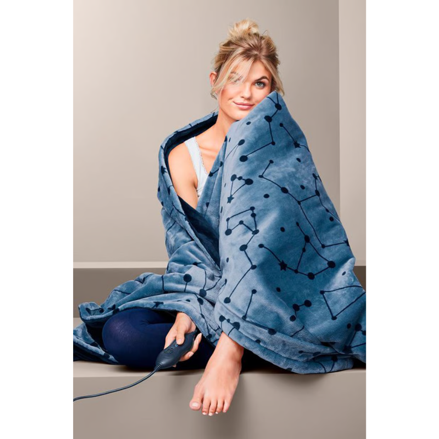 Tchibo, Electric Heat Blanket 180 × 130 cm, Blue