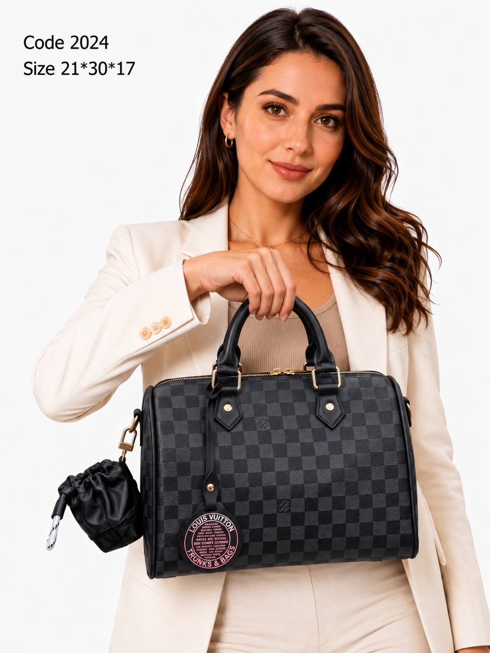 Louis Vuitton Speedy Bandoulière 30 Monogram & Damier with Pouch