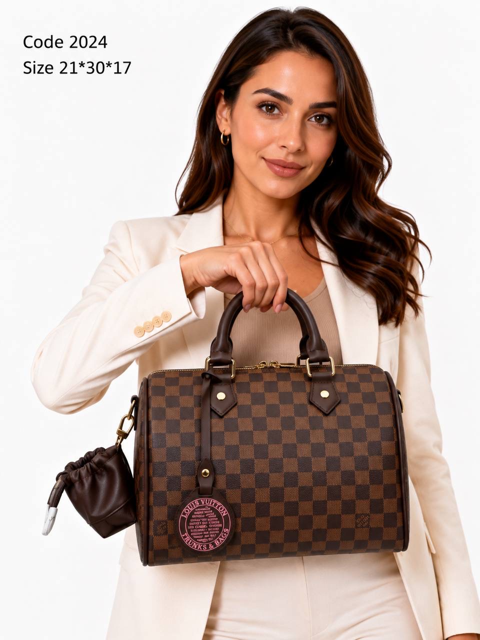 Louis Vuitton Speedy Bandoulière 30 Monogram & Damier with Pouch