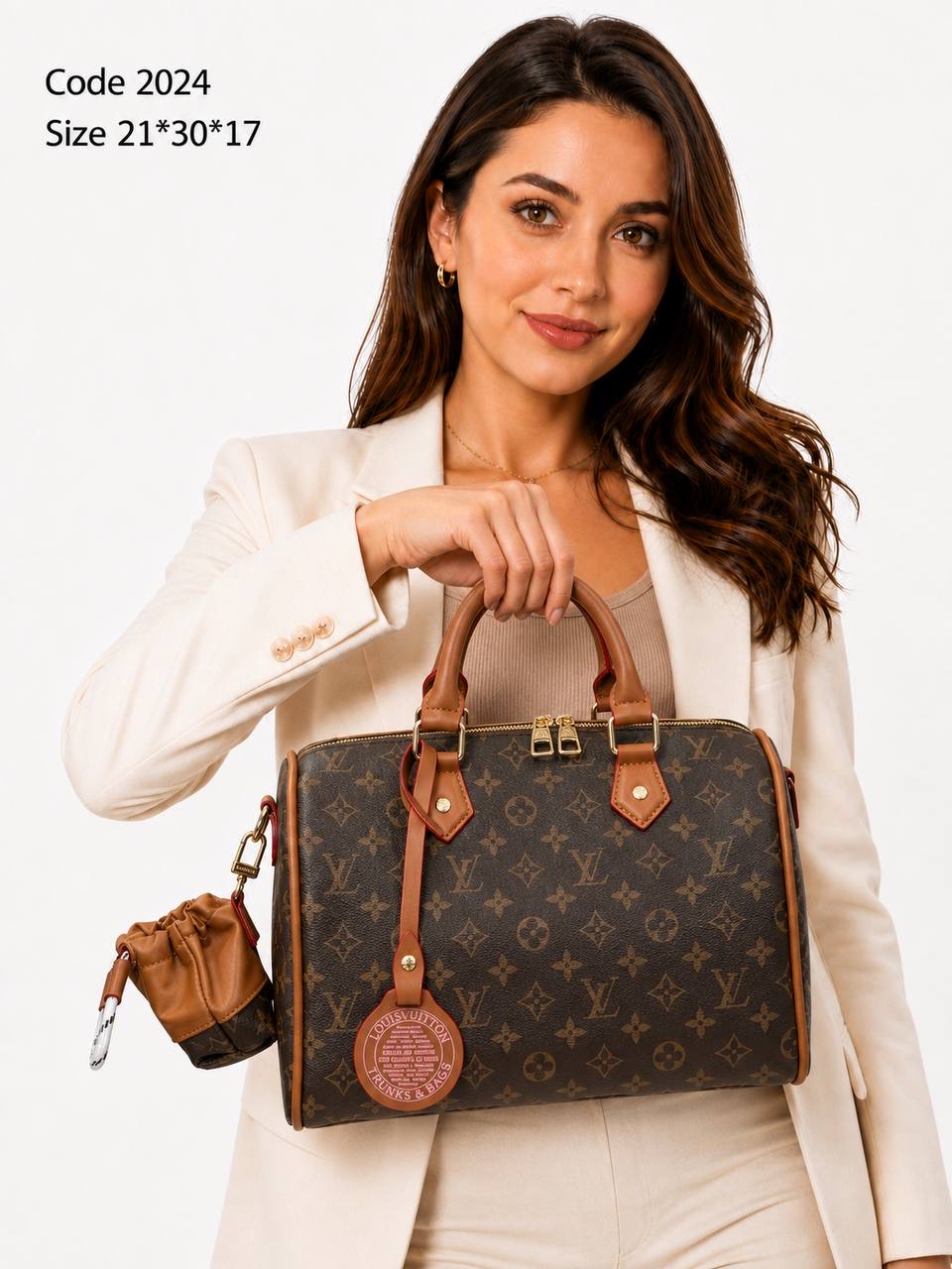 Louis Vuitton Speedy Bandoulière 30 Monogram & Damier with Pouch