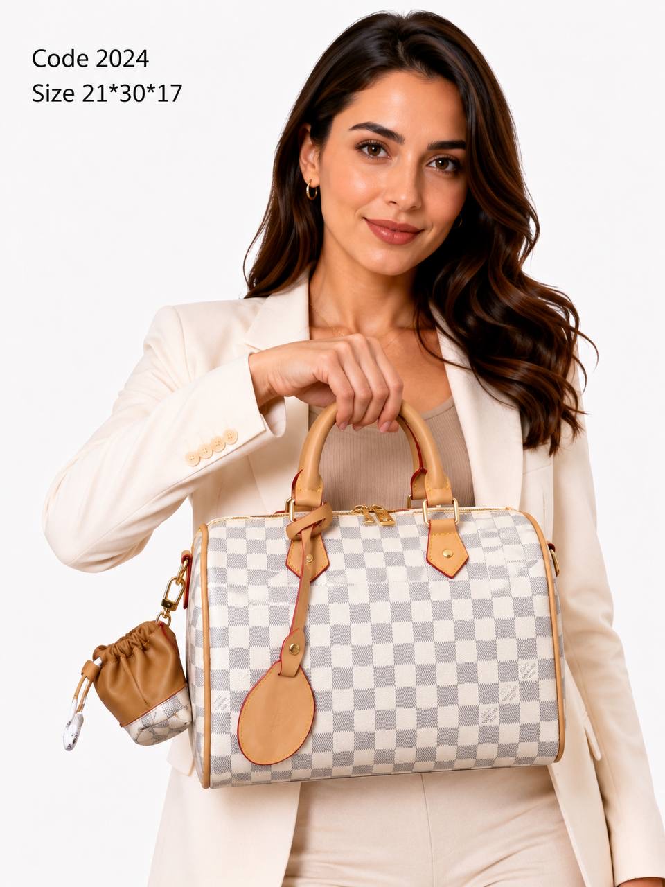 Louis Vuitton Speedy Bandoulière 30 Monogram & Damier with Pouch