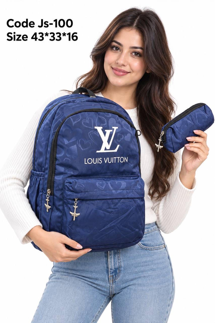 Multi-Brand Waterproof Everyday School & Travel Backpack With Matching Pencil Case