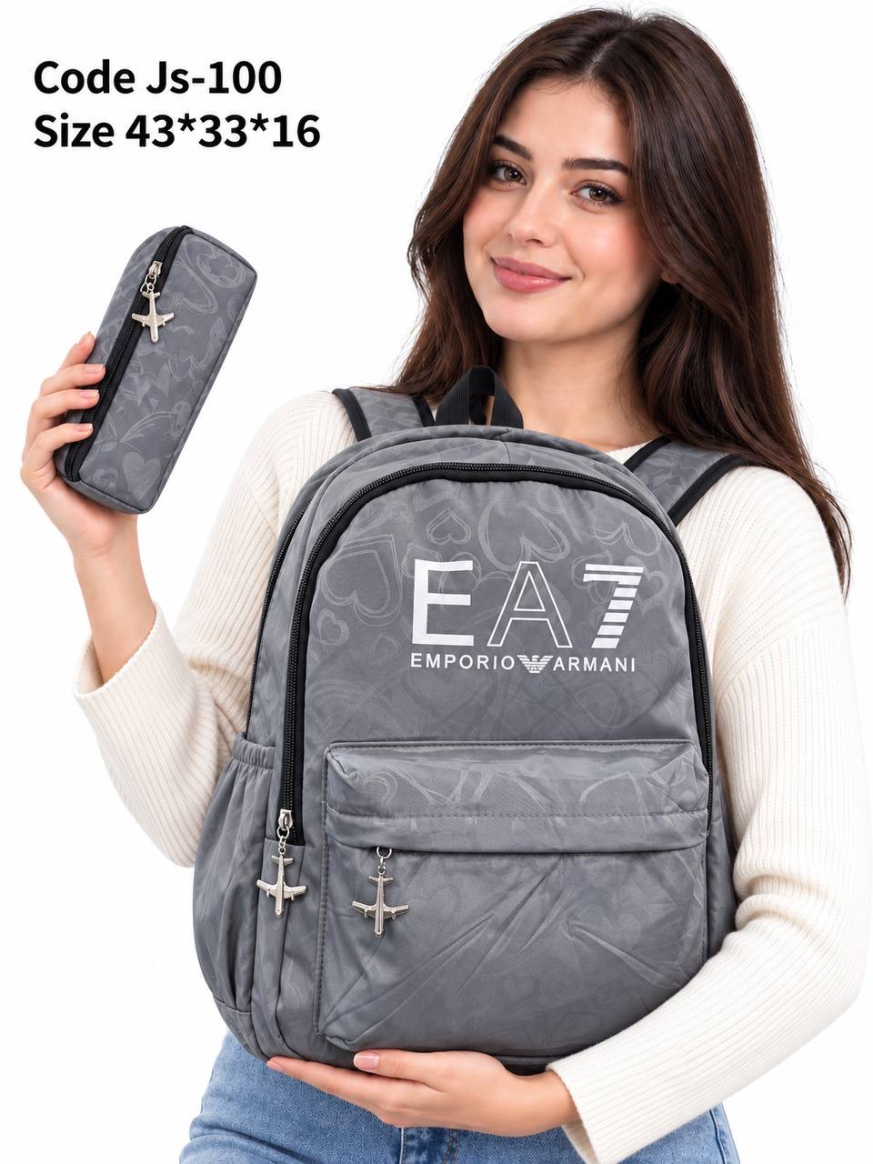 Multi-Brand Waterproof Everyday School & Travel Backpack With Matching Pencil Case