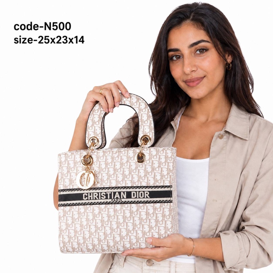 Lady D-Lite Medium Bag In Dior Oblique Embroidery