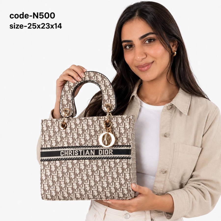 Lady D-Lite Medium Bag In Dior Oblique Embroidery