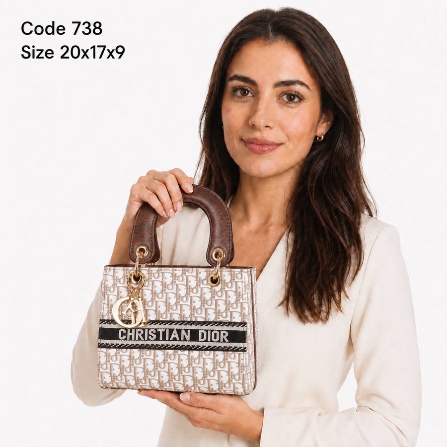 Lady D-Lite Mini Bag In Dior Oblique Embroidery