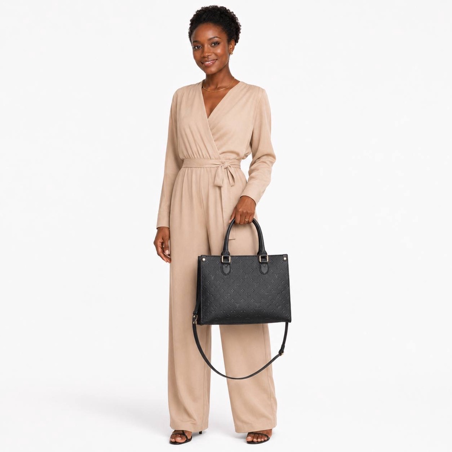 Louis Vuitton Onthego MM Monogram & Damier Tote Bag