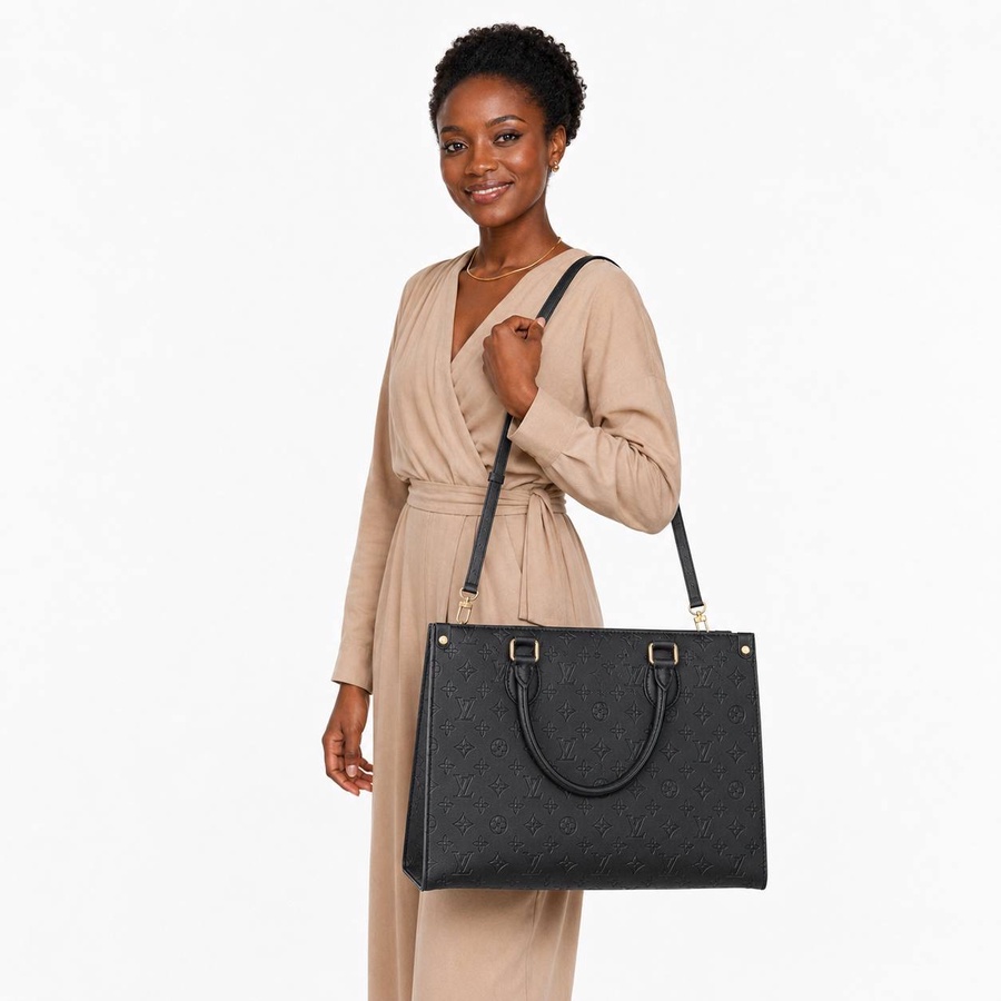 Louis Vuitton Onthego MM Monogram & Damier Tote Bag
