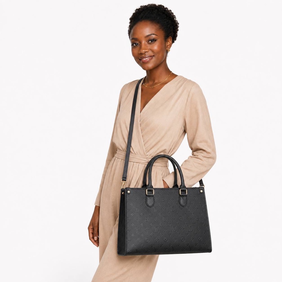 Louis Vuitton Onthego MM Monogram & Damier Tote Bag