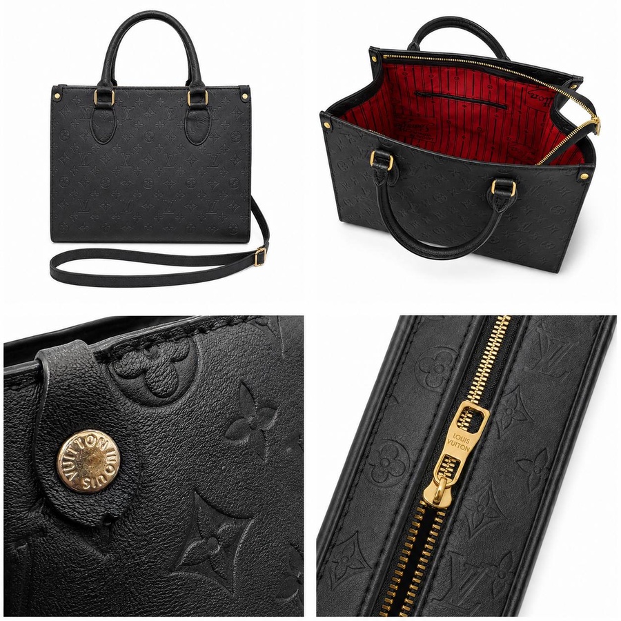 Louis Vuitton Onthego MM Monogram & Damier Tote Bag