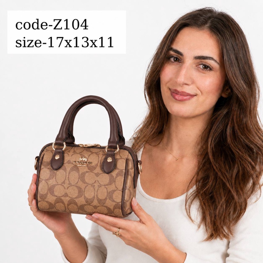 Coach Micro Rowan File Crossbody Bag In Signature Canvas