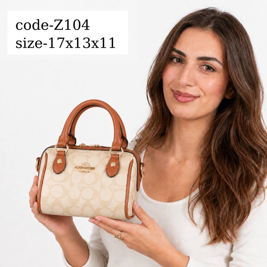 Coach Micro Rowan File Crossbody Bag In Signature Canvas