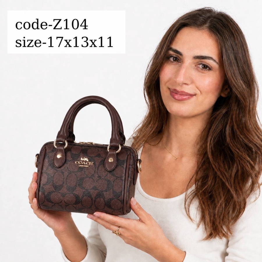 Coach Micro Rowan File Crossbody Bag In Signature Canvas