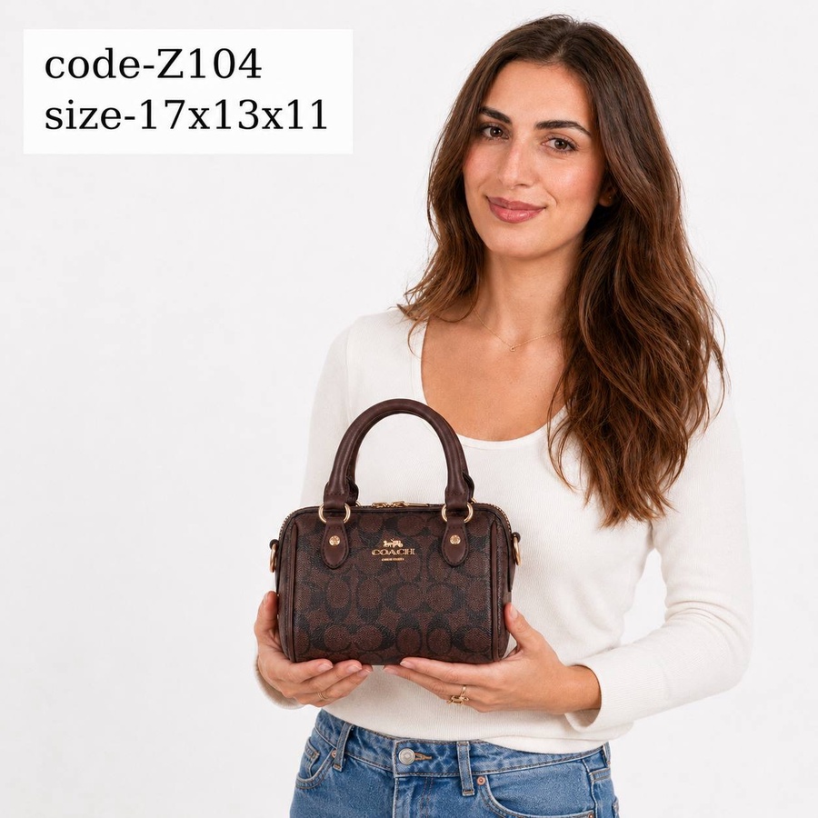 Coach Micro Rowan File Crossbody Bag In Signature Canvas