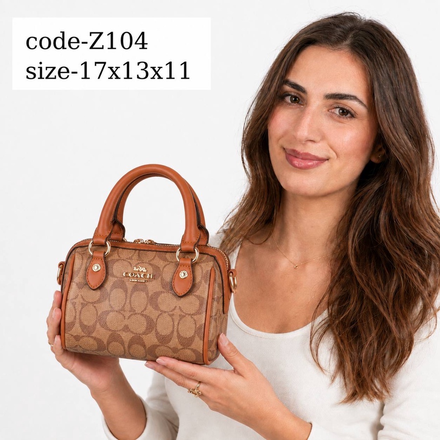 Coach Micro Rowan File Crossbody Bag In Signature Canvas
