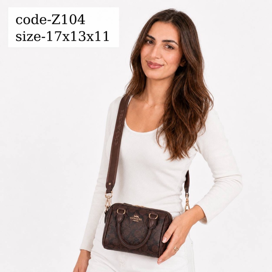 Coach Micro Rowan File Crossbody Bag In Signature Canvas