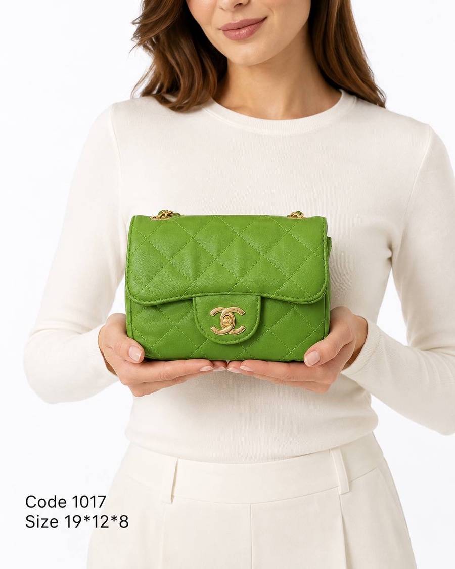 Chanel Classic Mini Flap Bag Quilted Leather With Braided Chain