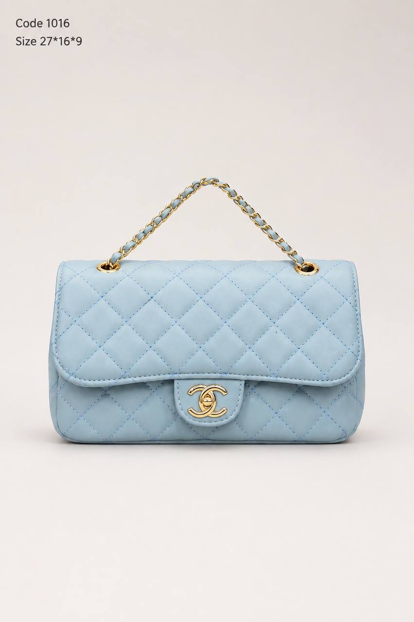 Chanel Classic Medium Double Flap Bag Quilted Leather With Braided Chain