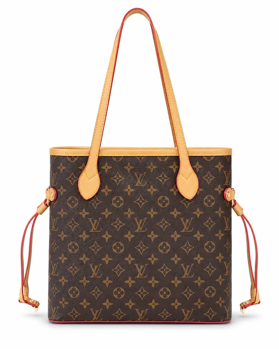 Louis Vuitton Neverfull GM Monogram & Damier Tote Bag With Pouch
