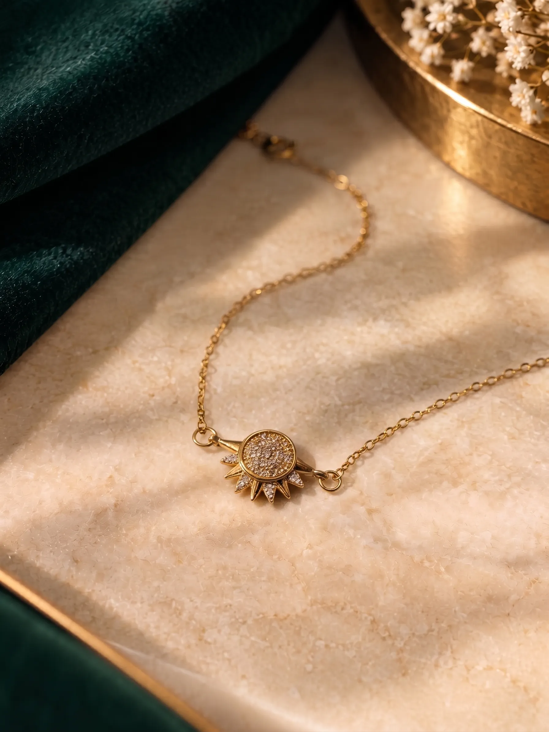 Sun and Moon Necklace